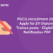 PGCIL recruitment 2022 Apply for 211 Diploma Trainee posts - Eligibility, Notification PDF
