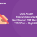 DME Assam Recruitment 2023 Notification PDF Out for 1902 Post - Eligibility