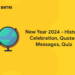 New Year 2024 - History, Celebration, Quotes, Messages, Quiz