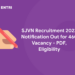 SJVN Recruitment 2022 Notification Out for 460 Vacancy - PDF, Eligibility