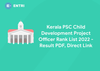 Kerala PSC Child Development Project Officer Rank List 2022 - Result PDF, Direct Link