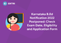 karnataka BEd recruitment Notification 2022