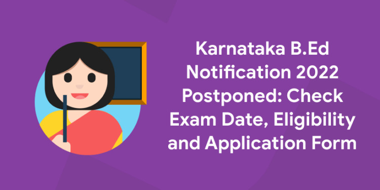 karnataka BEd recruitment Notification 2022
