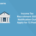 Income Tax Recruitment 2023