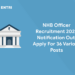 NHB Officer Recruitment 2023 Notification Out