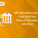 SBI Clerk Mains Admit Card 2024