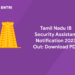 Tamil Nadu IB Security Assistant Notification