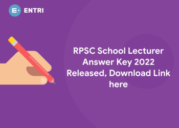 RPSC School Lecturer Answer Key 2022 Released, Download Link here