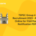 TSPSC Group 4 Recruitment 2023