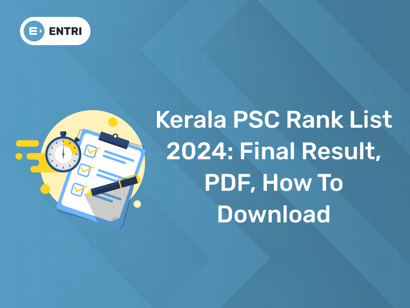 Kerala PSC Rank List 2024 Final Result, PDF, How to Download