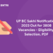 UP BC Sakhi Notification 2023 Out for 3808 Vacancies - Eligibility, Selection, PDF