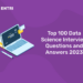 data science interview questions 2023
