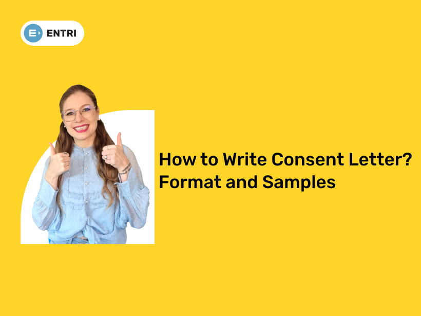 How To Write Consent Letter Format And Samples Entri Blog 0544