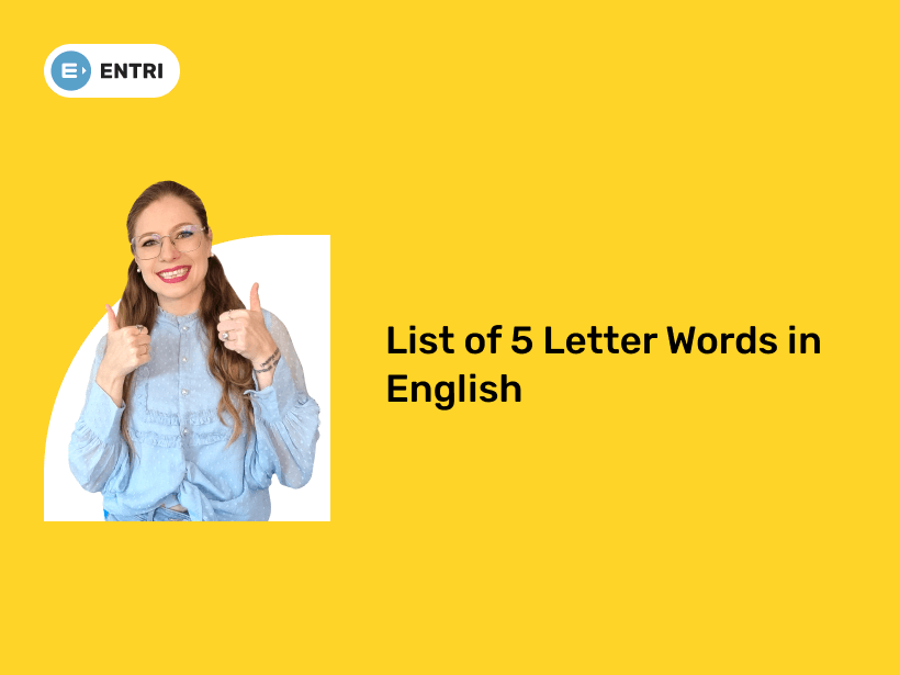 List Of 5 Letter Words In English Entri Blog