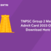 TNPSC Group 2 Mains Admit Card
