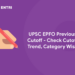 UPSC EPFO Previous Cutoff - Check Cutoff Trend, Category Wise