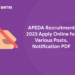APEDA Recruitment 2023 Apply Online for Various Posts, Notification PDF