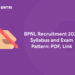 BPNL Recruitment 2023 Syllabus and Exam Pattern: PDF, Link