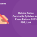 Odisha Police Constable Syllabus and Exam Pattern 2023 PDF, Link