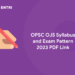 OPSC OJS Syllabus and Exam Pattern 2023 PDF Link