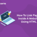 How To Link Pages Inside A Website Using HTML?