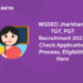 WSDEO Jharkhand TGT, PGT Recruitment 2023