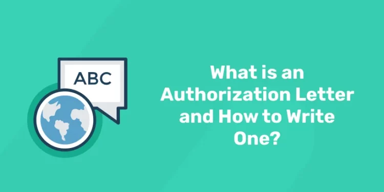 authorization letter