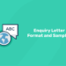 enquiry-letter format sample