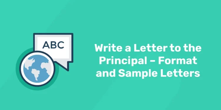 letter to principal samples