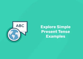 simple present tense example