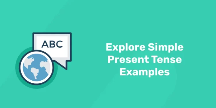 simple present tense example