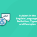 subject-english-grammar