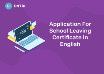 Application For School Leaving Certificate in English