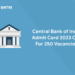 Central Bank of India Admit Card