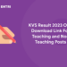 KVS Result 2023 Out