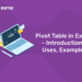 Pivot Table in Excel – Introduction, Uses, Example