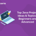 Top Java Project Ideas & Topics - Beginners and Advanced