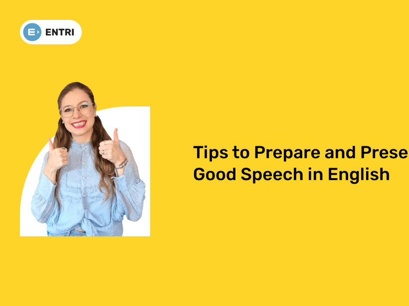 how to give good speech in english