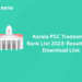Kerala PSC Tradesman Rank List 2023: Result PDF, Download Link
