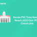 Kerala PSC Time Keeper Result 2023 Out: PDF, Check Link