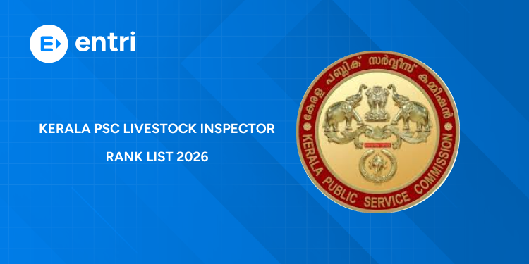 Kerala PSC Livestock Inspector Rank List 2026 - Download PDF, Check Details