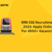 RRB SSE Recruitment 2023