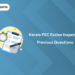 Kerala PSC Excise Inspector Previous Questions PDF Download
