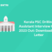 Kerala PSC Drilling Assistant Interview Card 2023 Out: Download Call Letter