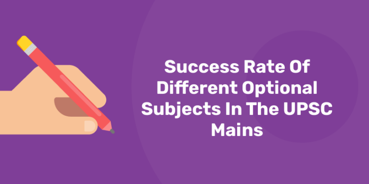 Success Rate Of Optional Subjects In UPSC