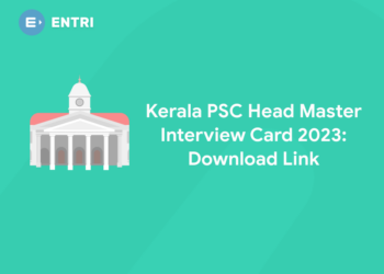 Kerala PSC Head Master Interview Card 2023
