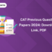 CAT Previous Question Papers
