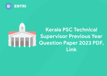 Kerala PSC Technical Supervisor Previous Year Question Paper 2023 PDF, Link