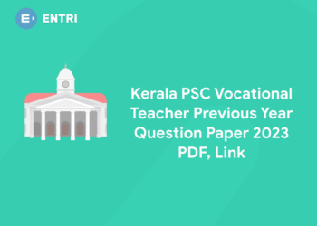 Kerala PSC Vocational Teacher Previous Year Question Paper 2023 PDF, Link