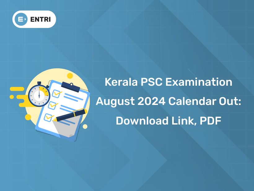 Kerala PSC Exam Calendar 2024 August Download PDF, Link